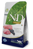 Farmina Prime N&D Natural & Delicious Grain Free Adult Lamb & Blueberry Dry Cat Food