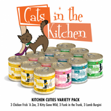 Weruva Cats in the Kitchen Grain Free Kitchen Cuties Variety Pack Canned Cat Food