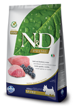 Farmina Prime N&D Natural & Delicious Grain Free Mini Adult Lamb & Blueberry Dry Dog Food