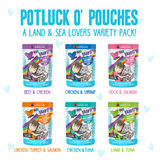 Weruva Grain Free BFF OMG Potluck O' Pouches Variety Pack Cat Food Pouches