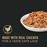 Purina Pro Plan Savor Adult White Chicken with Vegetables in Gravy Entree Canned Cat Food