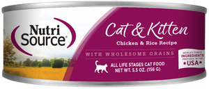 NutriSource Cat & Kitten Chicken & Rice Canned Cat Food