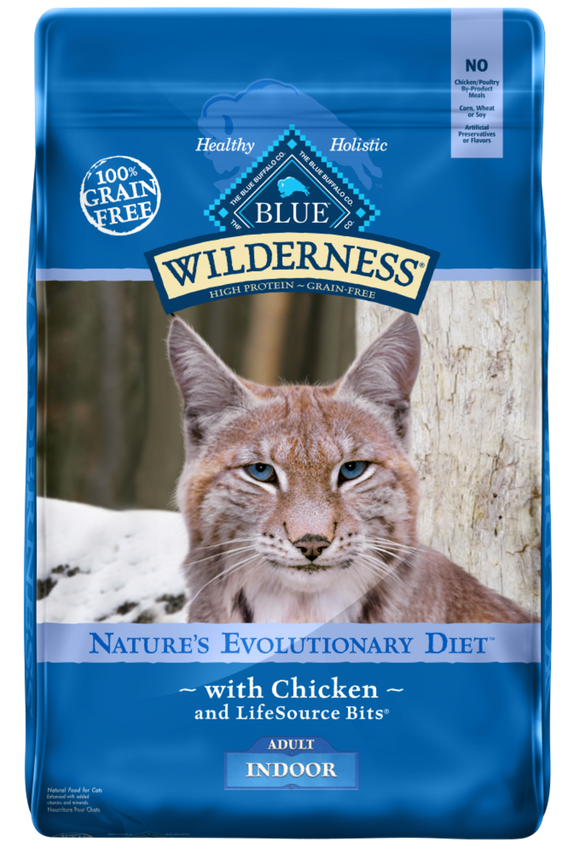 Blue Buffalo Wilderness High-Protein Grain-Free Indoor Adult Chicken Recipe Dry Cat Food