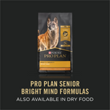 Purina Pro Plan Bright Mind Adult 7+ Beef and Brown Rice Entree Dog Food Tray