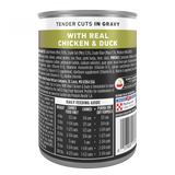 Purina ONE SmartBlend True Instinct Grain Free Chicken & Duck Tender Cuts in Gravy Canned Dog Food