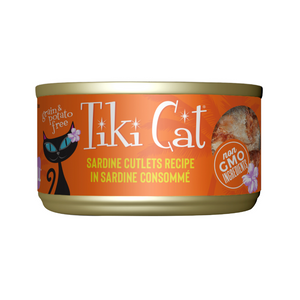 Tiki Cat Grill Grain Free Sardine Cutlets Canned Cat Food