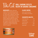 Tiki Cat Grill Grain Free Sardine Cutlets Canned Cat Food