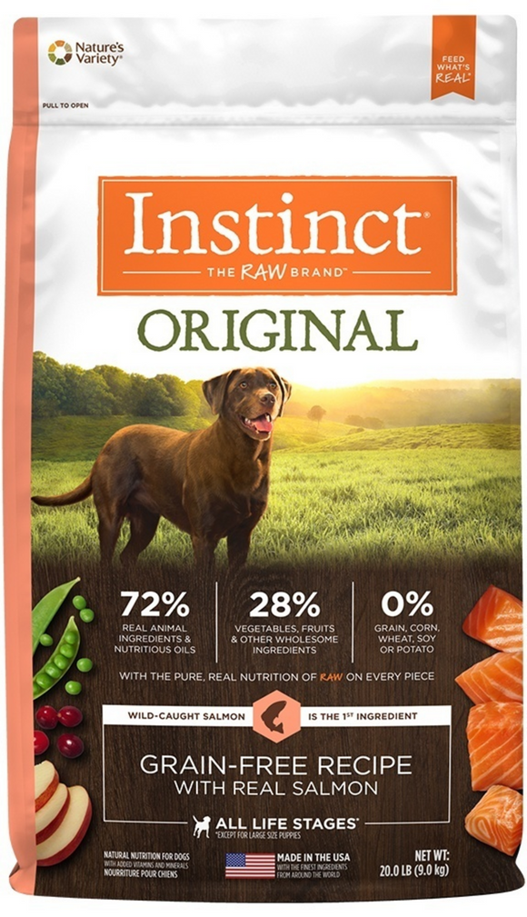 Instinct Original Grain Free Recipe with Real Salmon Natural Dry Dog Food