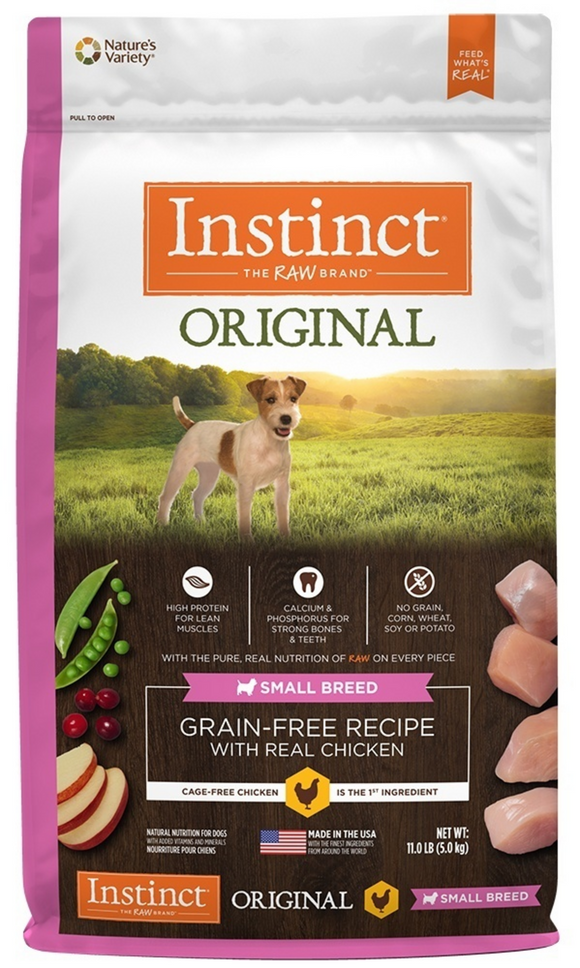 Instinct raw dog food small breed best sale