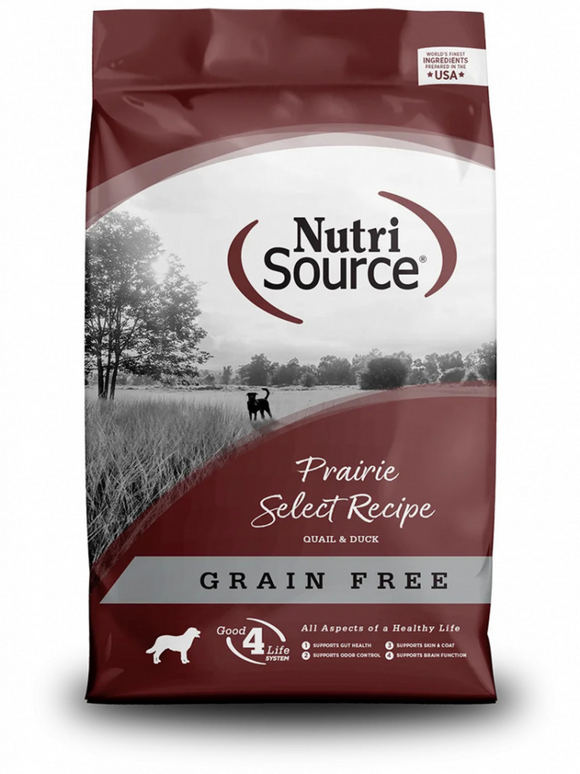 NutriSource Grain Free Prairie Select Dry Dog Food