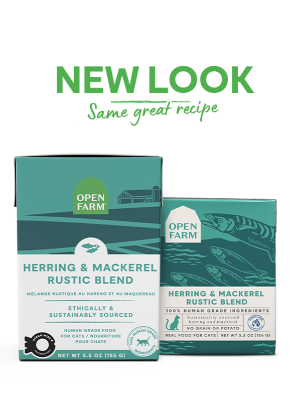 Open Farm Grain Free Herring & Mackerel Recipe Rustic Blend Wet Cat Food