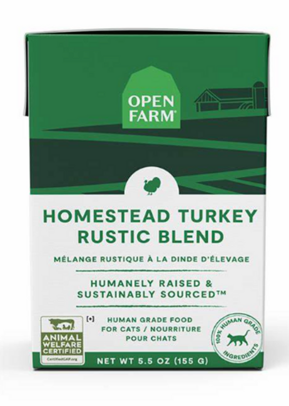 Open Farm Grain Free Homestead Turkey Recipe Rustic Blend Wet Cat Food