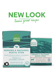 Open Farm Grain Free Herring & Mackerel Recipe Rustic Stew Wet Dog Food