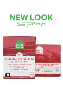 Open Farm Grain Free Wild Caught Salmon Recipe Rustic Stew Wet Dog Food