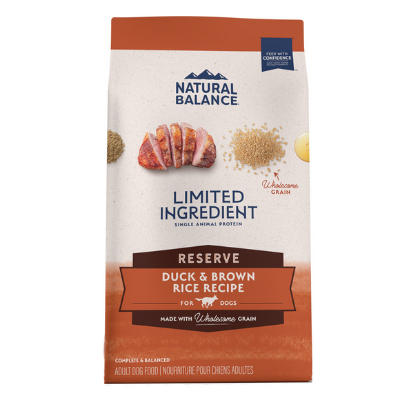 Natural Balance Limited Ingredient Reserve Duck & Brown Rice Recipe Dry Dog Food