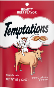 Temptations Hearty Beef Flavor Cat Treats