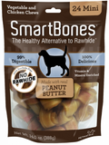 SmartBones Mini Peanut Butter Chew Bones Dog Treats