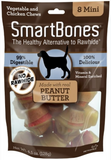 SmartBones Mini Peanut Butter Chew Bones Dog Treats