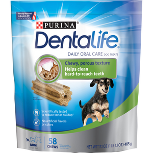 Purina DentaLife Daily Oral Care Mini Dental Dog Treats