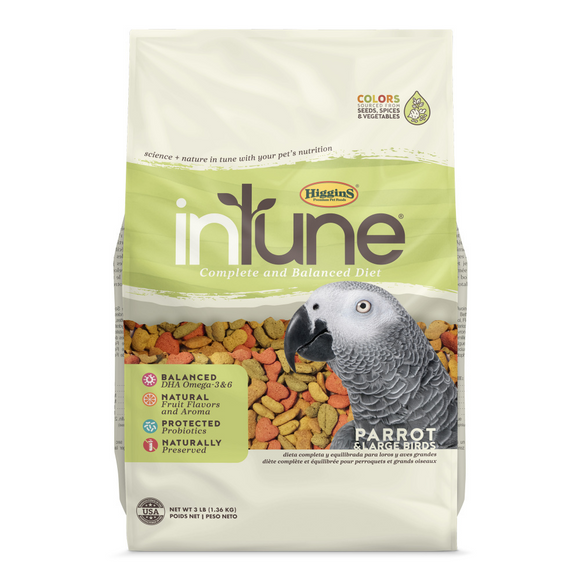 Higgins inTune Parrot Food